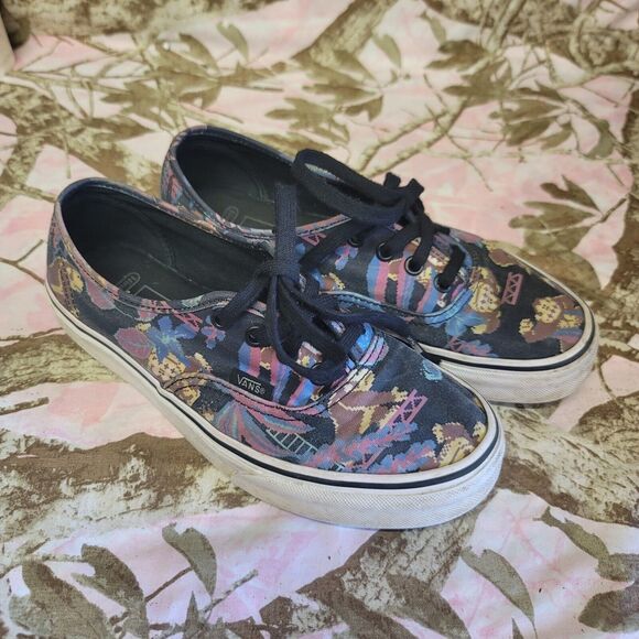 Vans Nintendo Donkey Kong Shoes Mens Size 5 1/2 Womens Size 7 - Picture 1 of 12